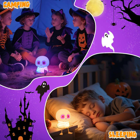Cute Silicone Skeleton Night Light