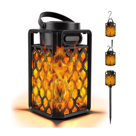 Outdoor Bluetooth Speaker with Flame Atmosphere