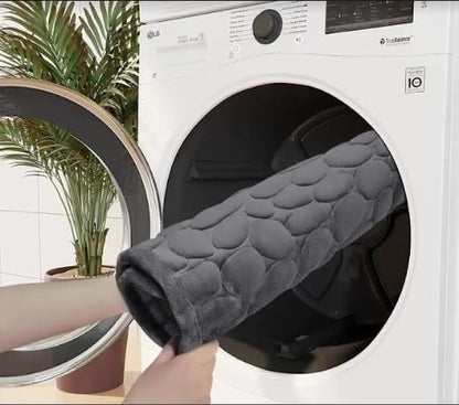 MIULEE Memory Foam Bathroom Rug Shower Mat Coral Fleece with Non Slip Soft Highly Absorbent Washable for Bathroom Kitchen Entryway