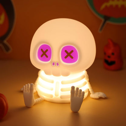 Cute Silicone Skeleton Night Light