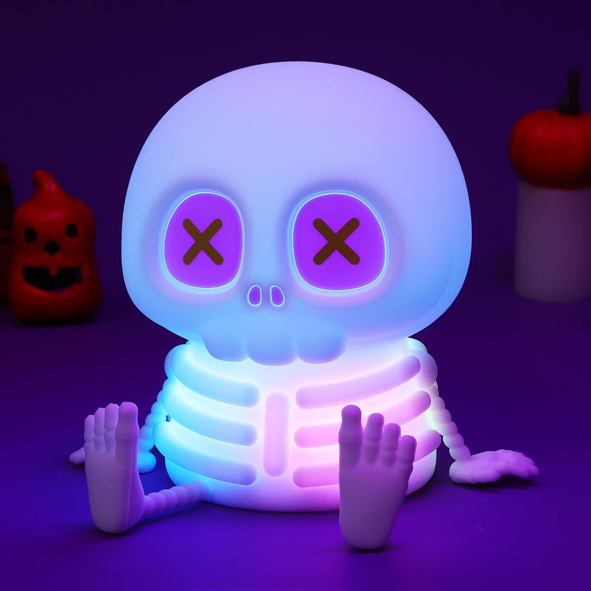 Cute Silicone Skeleton Night Light