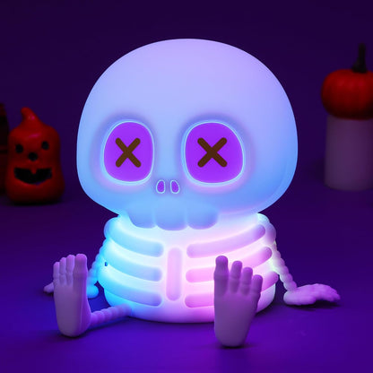 Cute Silicone Skeleton Night Light