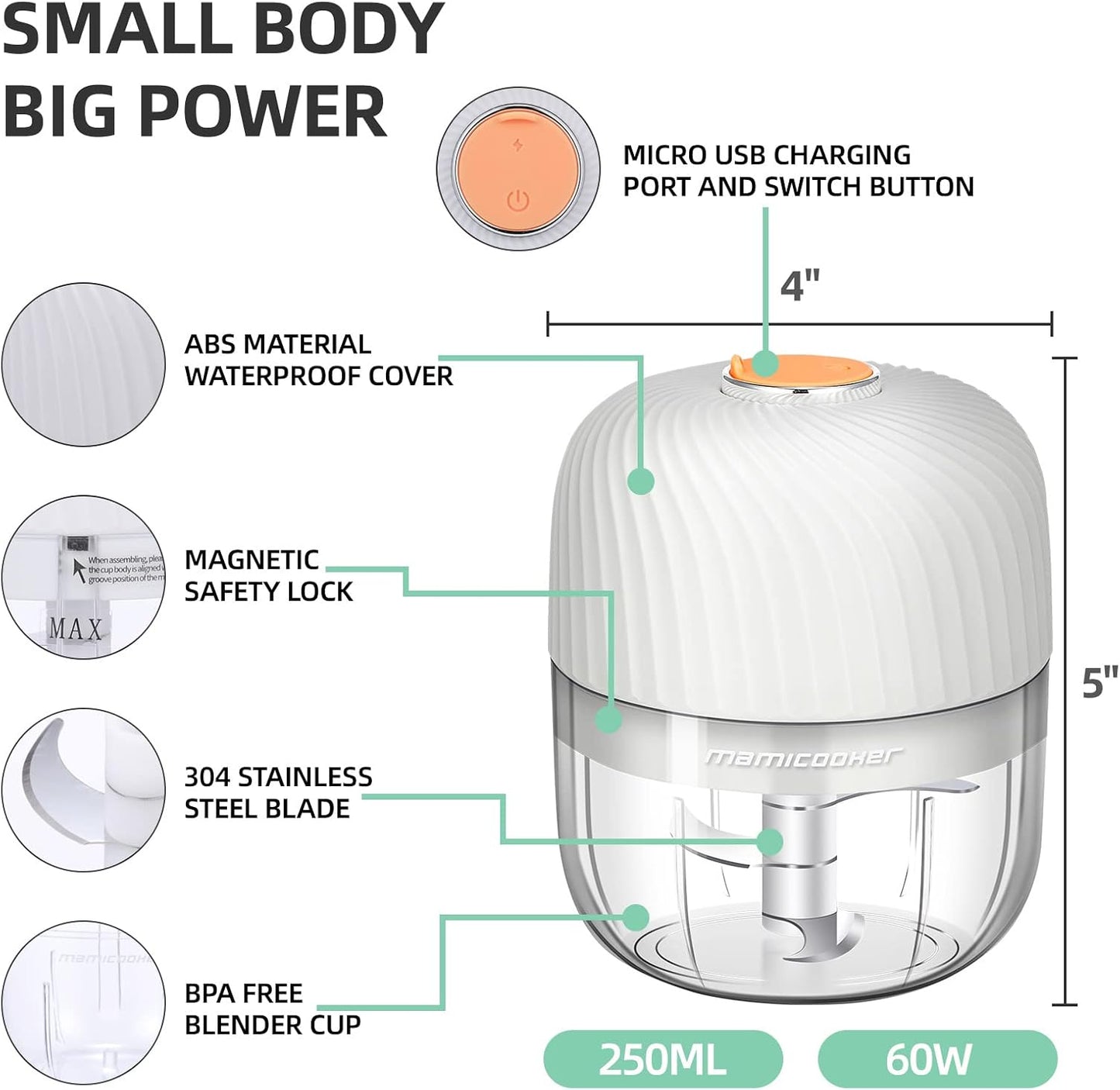 Electric Garlic Chopper