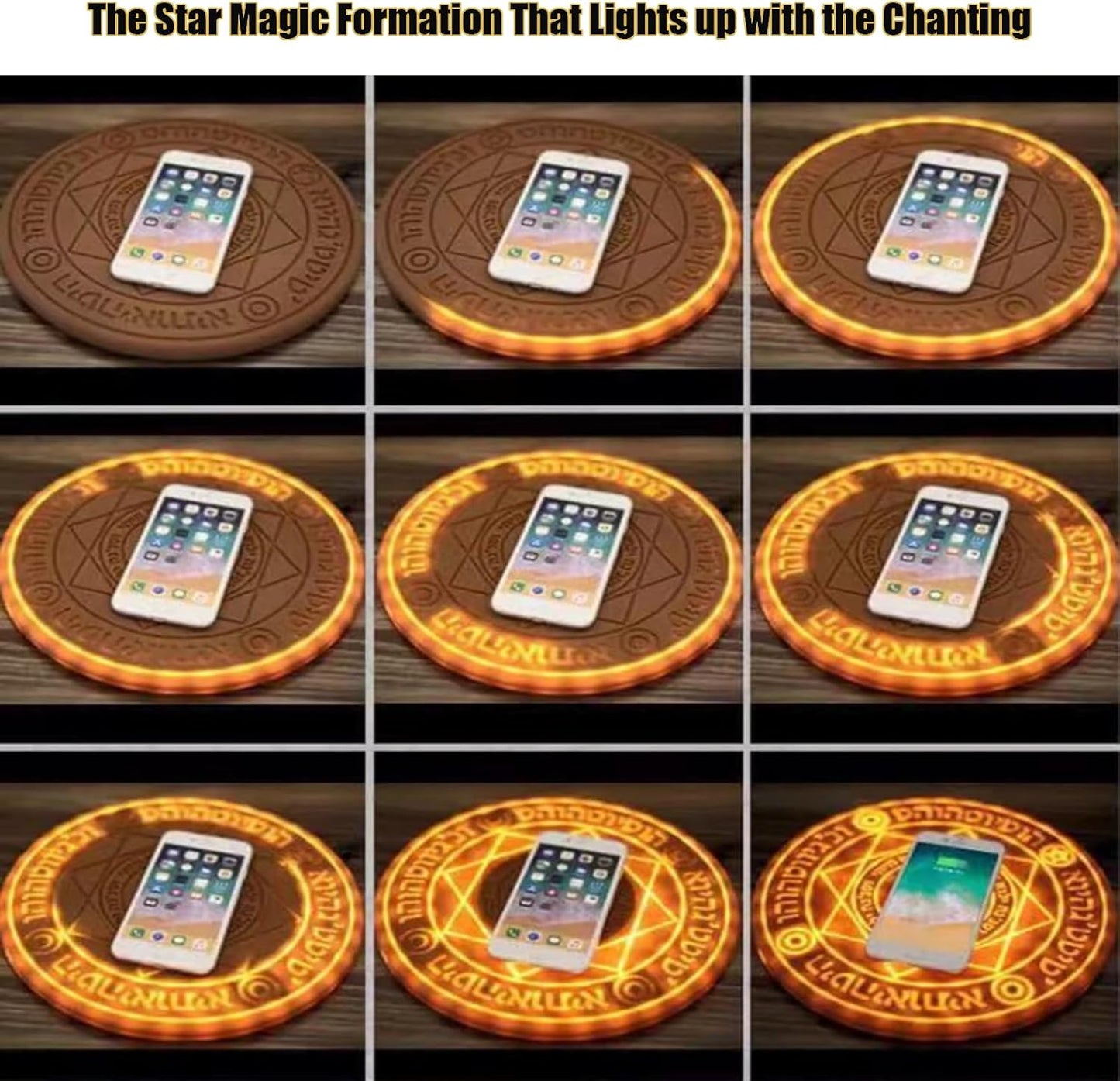 Magical Girl Sound And Light Wireless Charger