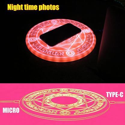 Magical Girl Sound And Light Wireless Charger